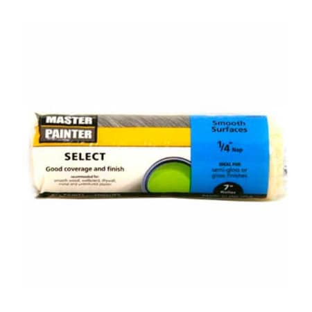 General Paint Master Painter 7" Select Roller Cover, 1/4" Nap, Knit, Smooth - 698094